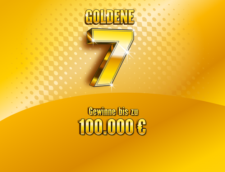 Goldene 7, gewinne bis zu 100.000 €