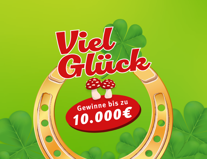 Viel Gl&uuml;ck Rubbellos, Gewinne bis zu 10.000 &euro; 