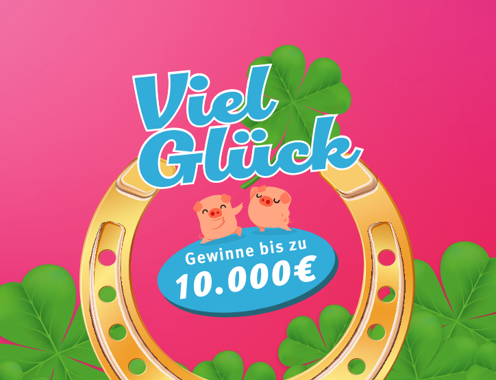 Viel Gl&uuml;ck Rubbellos, Gewinne bis zu 10.000 &euro; 