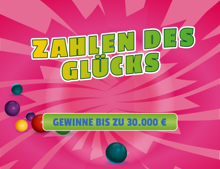 Zahlen des Gl&uuml;cks, Gewinne bis zu 30.000 &euro;
