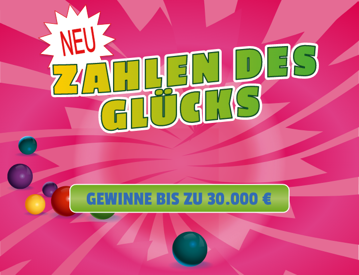 Zahlen des Glücks, Gewinne bis zu 30.000 €