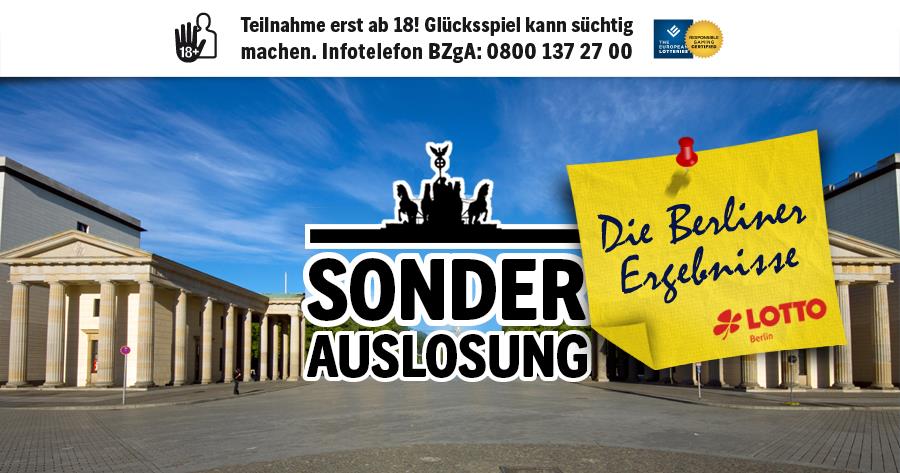 Sonderauslosung Lotto Berlin Sonderauslosung Lotto Berlin