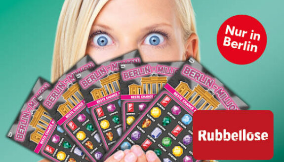 Berlin Million, Beste Chance auf eine Million Euro (Chance 1:250.000), nur in Berlin