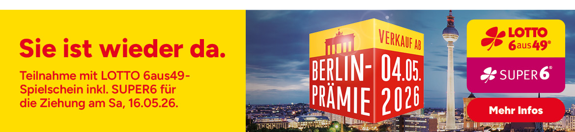 Sie ist wieder da: die BERLIN-PR&Auml;MIE