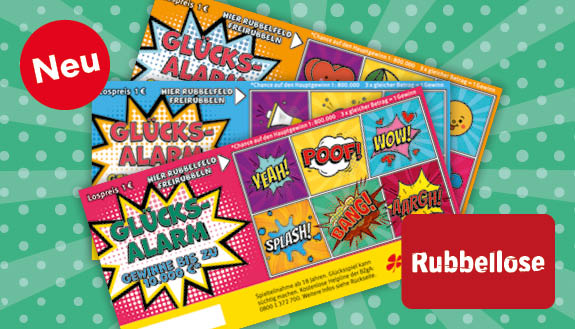 Gl&uuml;cks-Alarm-Rubbellos