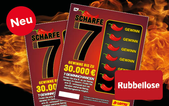 Scharfe z Rubbellos, neu