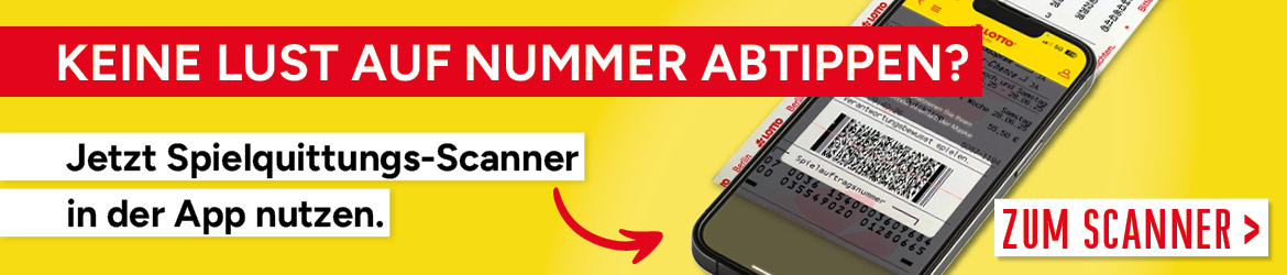 Hinweis zur Scanner-Funktion in der App