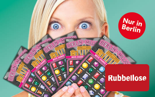Abbildung des neuen Rubbelloses "Berlin Million"