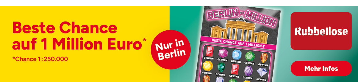 Nur in Berlin - das Berlin Million Rubbellos