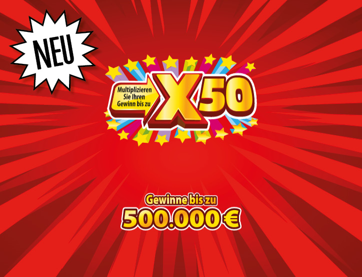 X50, gewinne bis zu 500.000 &euro;