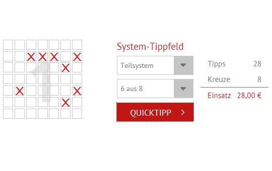 LOTTO 6aus49 Teilsystem