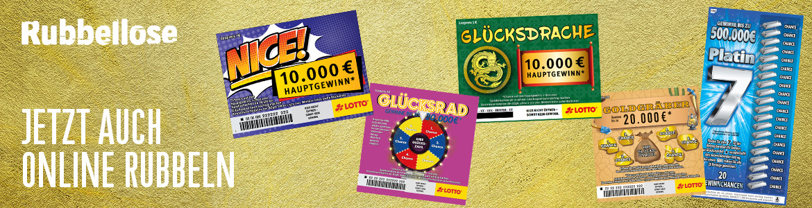 Rubbellose - Jetzt auch Online