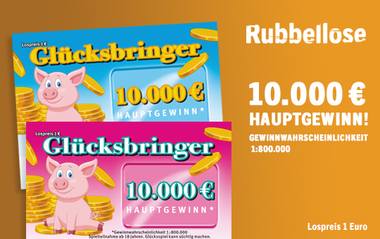 Rubbellos Glücksbringer