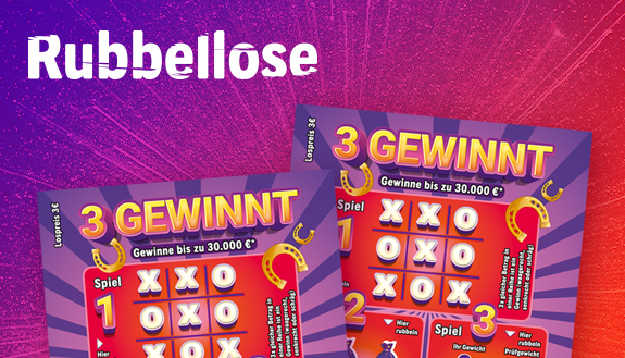Rubbellose 3 Gewinnt