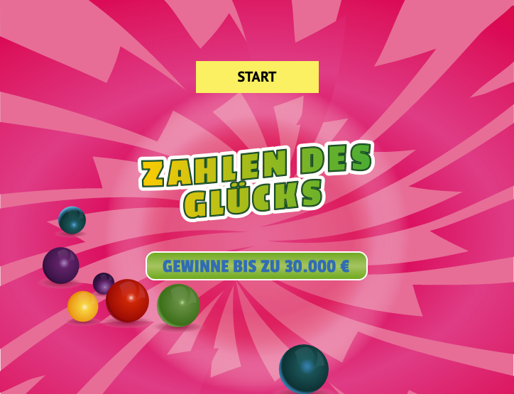 Zahlen des Glücks, Gewinne bis zu 30.000 €